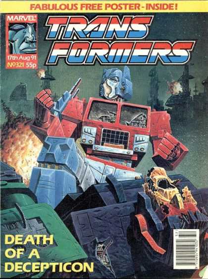 Transformers (UK) 321 - Transformers - Death Of A Decepticon - My Chest Is A Truck - Recycled - The Crusher