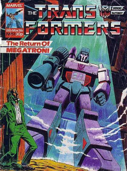 Transformers (UK) 51 - Marvel Comics - Marvel - The Transformers - Megatron - Decepticons