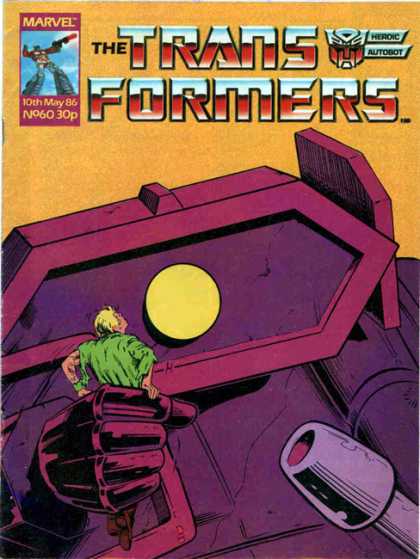Transformers (UK) 60 - Marvel - Heroic Autobot - May 10th 86 - Man - Gun