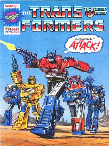 Transformers (UK) 70 - Marvel - Marvel Comics - Transformers - Autobots - Decepticons