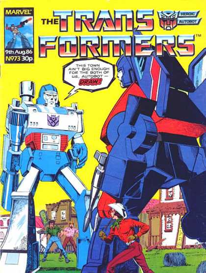 Transformers (UK) 73 - Building - Marvel - 9th Aug 86 - Grass