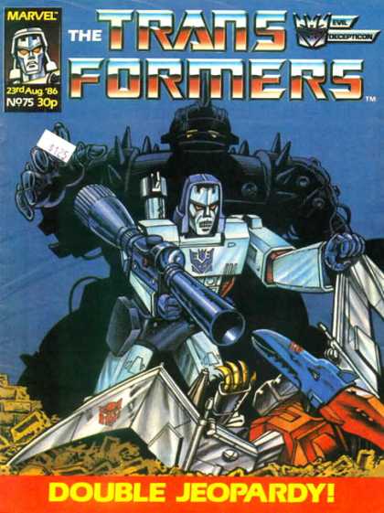 Transformers (UK) 75 - Marvel - Marvel Comics - Transformers - Megatron - Grimlock