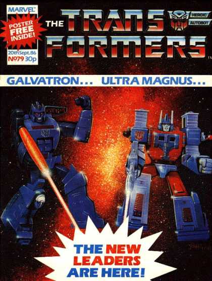 Transformers (UK) 79 - Galvatron - Ultra Magnus - New Leaders - Laser - Triumph