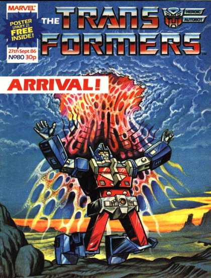 Transformers (UK) 80 - The Trans Formers - Arrival - 27th Sept 86 - Lava - Rocks