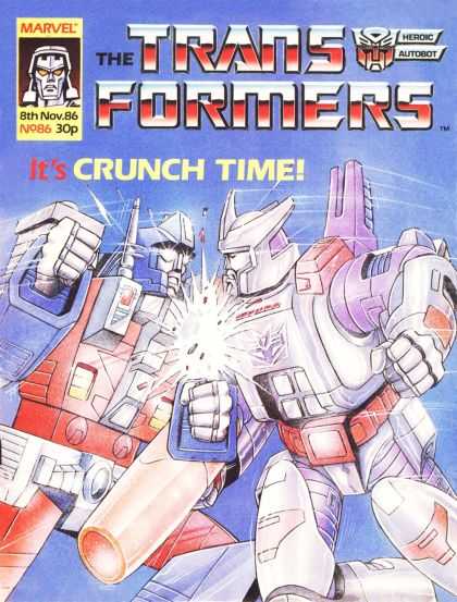 Transformers (UK) 86 - Marvel - November - Its Crunch Time - Robots - Heroic Autobot