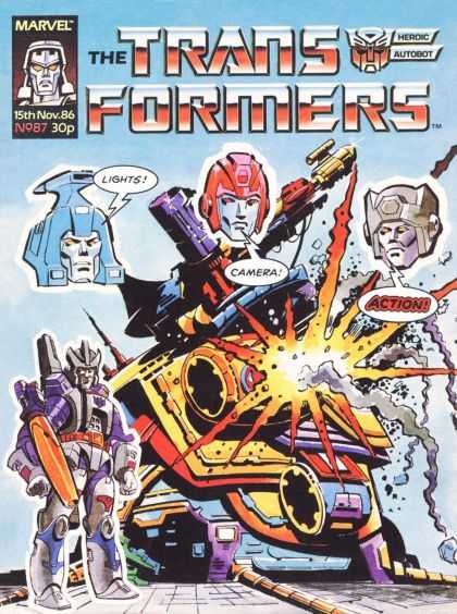 Transformers (UK) 87 - Marvel - Action - Lights - Camera - Autobot