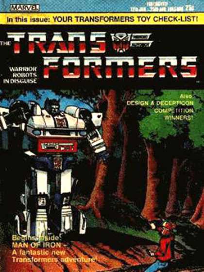 Transformers (UK) 9 - Marvel - In This Issue - Your Transformers Toy Check-list - Warrior Robots In Disguise - Forest