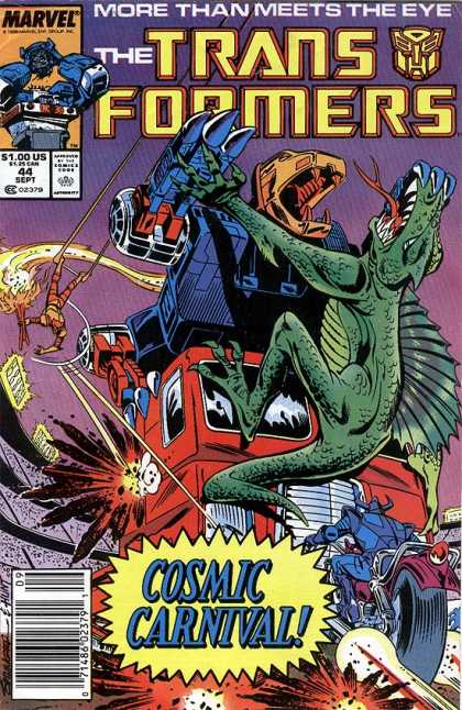 Transformers 44 - Lizard - Dinosaur - Cosmic - Carnival - Meet The Eye - Frank Springer