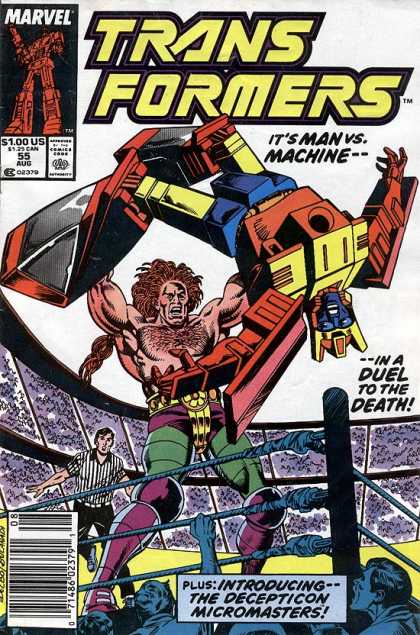 Transformers 55 - Man Versus Machine - Duel To The Death - Referee - Stadium - Crowd
