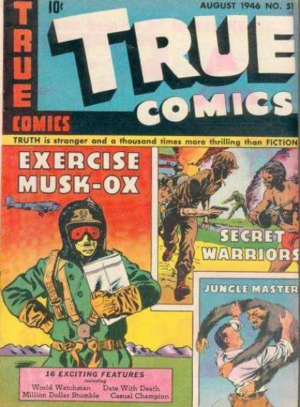 True Comics 51 - Jungle Master - Secret Warriors - Exercise Musk-ox - August 19946 - Army