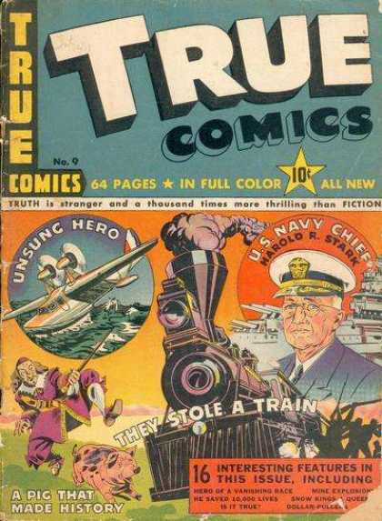 True Comics 9 - Entertainment - America - Hero - Exciting - Kids