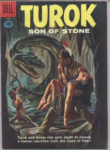Turok: Son of Stone 23 - Dell - Bow - Indian - Cave - Woman