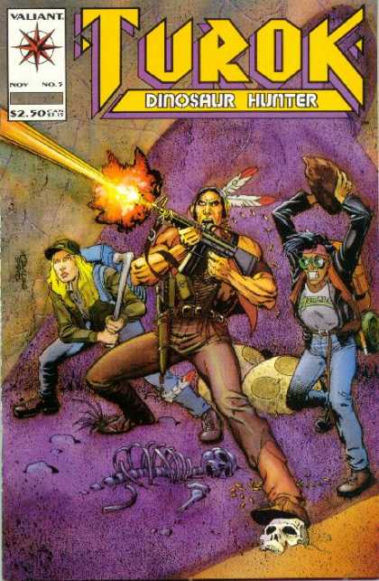 Valiant - Dinosaur Hunter - Native American - Machine Gun - Skeleton Turok 5 - Valiant - Dinosaur Hunter - Native American - Machine Gun - Skeleton