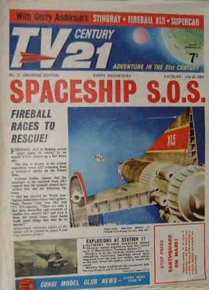 TV Century 21 27 - Space Age - Spaceship Stranded - The Age Of The Space Age - Wholl Rescue Us - Saving The Space Age