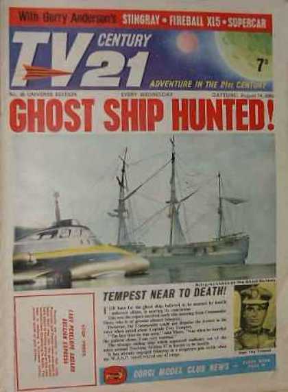 TV Century 21 30 - Ghost Ship Hunted - Tempest Near To Death - Fireball - Sky - Adventure