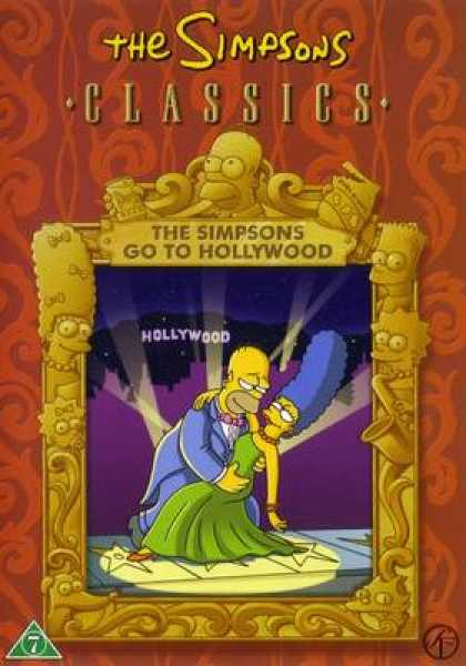 TV Series - The Simpsons Classics Go To Hollywood Danish