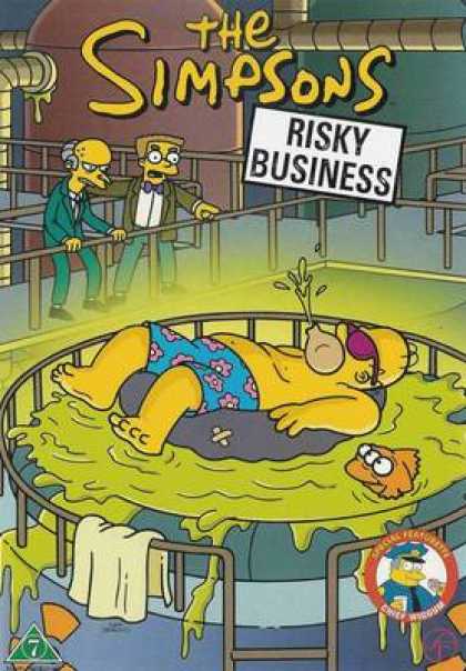 TV Series - The Simpsons Risky Business Danish