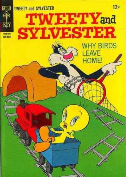 Tweety and Sylvester 4 - Tracks - Train - Net - Cat - Mouse