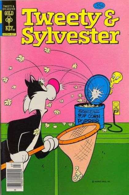 Tweety and Sylvester 83 - Cat - Bird - Pop Corn - Pop Corn Popper - Plug