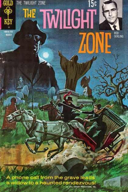 Twilight Zone 36 - Rod Serling - Graveyard - Stagecoach - Horses - Crooked Tree