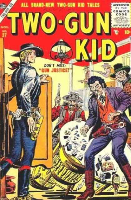 Two-Gun Kid 27 - Gun Justice - Two-gun Kid Tales - Gambling - Wild West - Shootout
