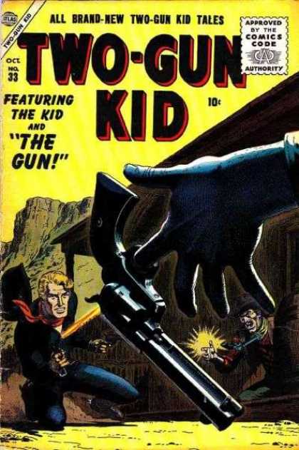 Two-Gun Kid 33 - Gun - Shootout - Duel - Cowboy - Featuring The Kid And The Gun