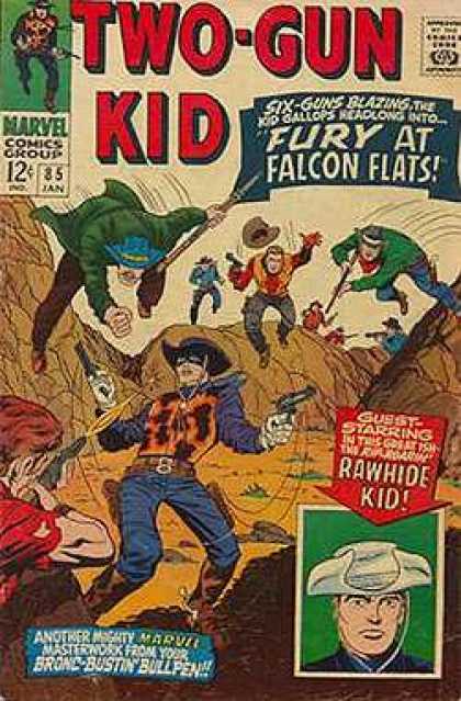 Two-Gun Kid 85 - Two-gun Kid - Fury At Falcon Flats - Cowboy - Marvel Comics Group - Guns