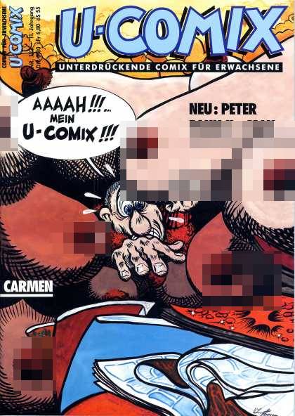 U-Comix 121 - Man - Arms - Magazines - Red Color