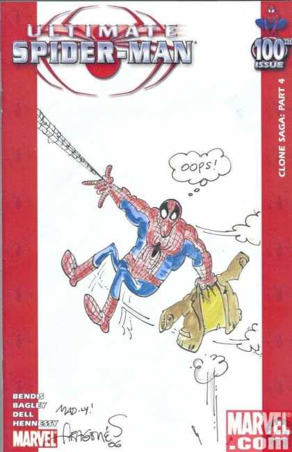 Ultimate Spider-Man 100 - Sergio Aragones - Ultimate - Spider-man - 100th - Marvel - Clone Saga