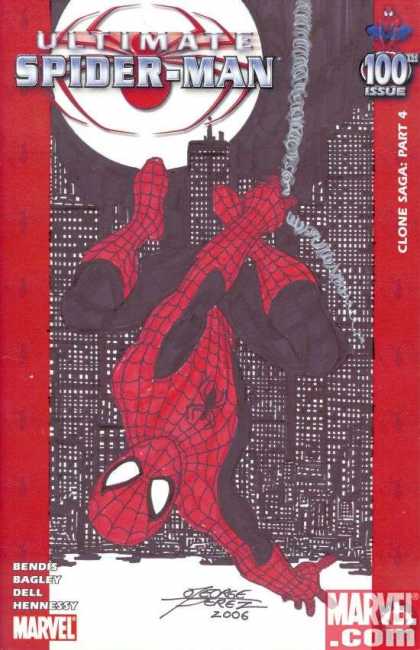 Ultimate Spider-Man 100 - George Perez - Clone Saga Part 4 - City Scape - George Perez - Bendis - Bagley