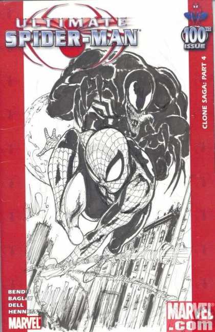 Ultimate Spider-Man 100 - Joe Benitez - Clone Sage Part 4 - Bagley - Dell - Venom - Bendis