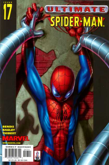 Ultimate Spider-Man 17 - Doctor Octopus - Doc Ock - Arms - Mechanical - Fighting - Mark Bagley
