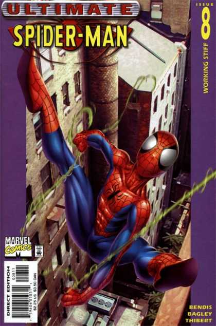 Ultimate Spider-Man 8 - Mark Bagley Ultimate Spider-Man #8 via | buy on eBay 