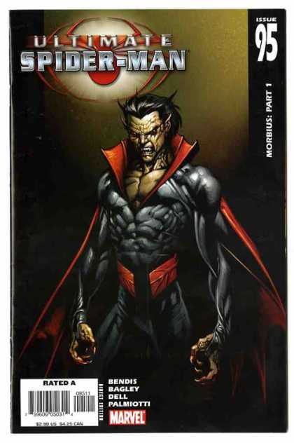 Ultimate Spider-Man 95 - Evil - Morbius Part 1 - Black - Monster - Marvel - Mark Bagley, Richard Isanove