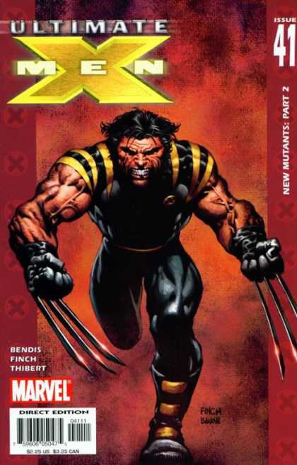 Ultimate X-Men 41 - Wolverine - Claws - Man - Red - Boots - David Finch, Richard Isanove
