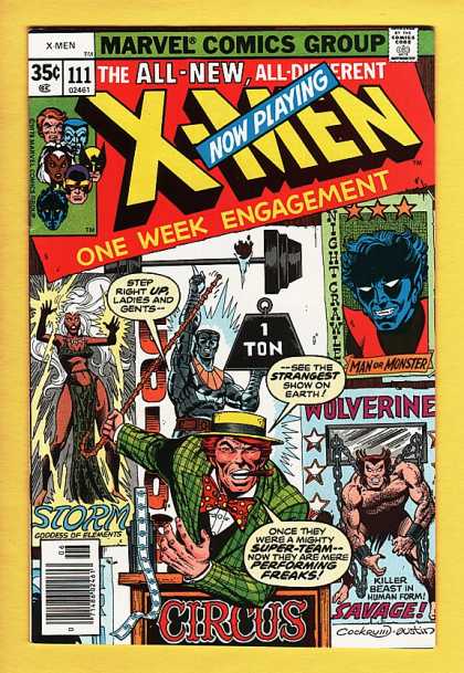 Uncanny X-Men 111 - Wolverine - Storm - Nightcrawler - Circus - Colossus - Dave Cockrum, Terry Austin
