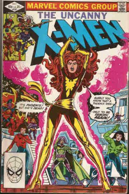 Uncanny X-Men 157 - Phoenix - Marvel Comics Group - Approved By The Comics Code Authority - Mask - Reborn Again - Bob Wiacek, Dave Cockrum