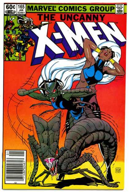 Uncanny X-Men 165 - Storm - Monster - Brood - Jean Grey - Super Hero - Paul Smith