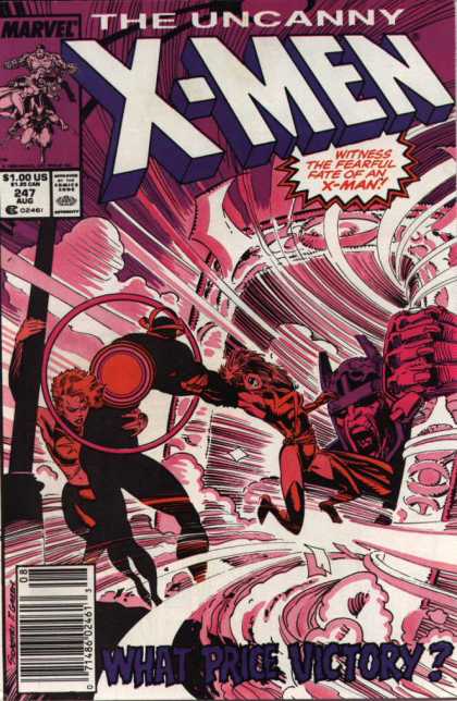 Uncanny X-Men 247 - What Price Victory - Supernatural Power - Big Hand Holding - Circles - Gate - Marc Silvestri