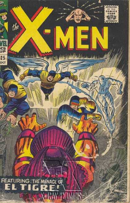 Uncanny X-Men 25 - Cyclops - Beast - Angel - Iceman - Professor X