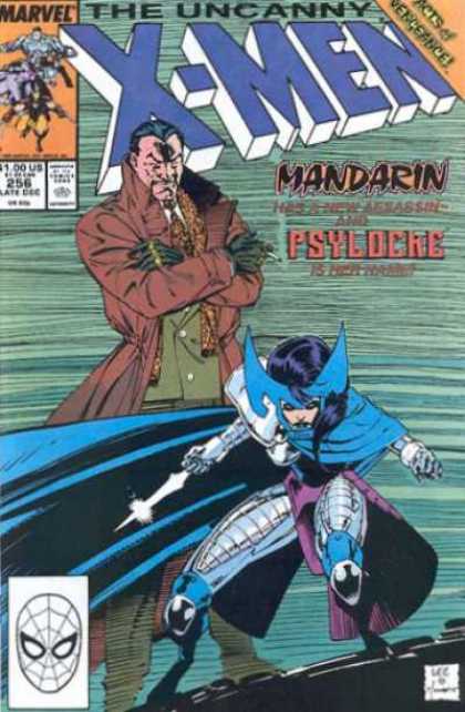 Uncanny X-Men 256 - Psylocke - Mandarin - Wolverine - Features A New Villian - Jim Lee