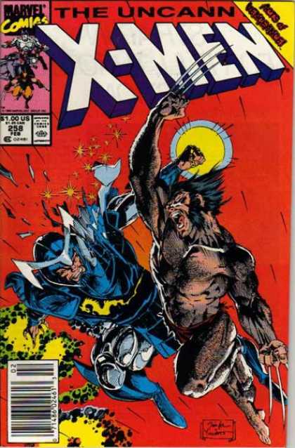 Uncanny X-Men 258 - Wolverine - Claws - Red - Marvel - Jim Lee, Scott Williams