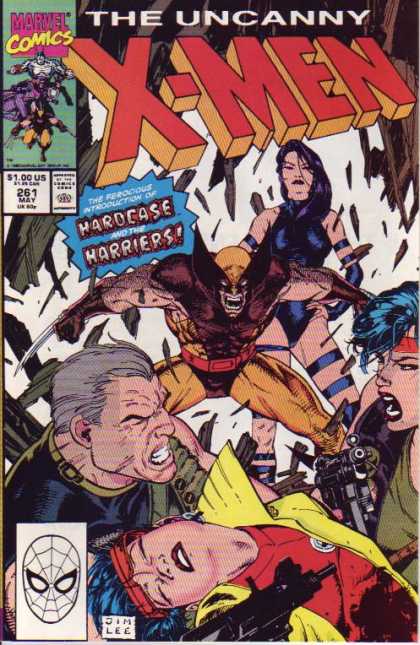 Uncanny X-Men 261 - Wolverine - Marvel Comics - Guns - Dim Lee - Hardcase - Jim Lee