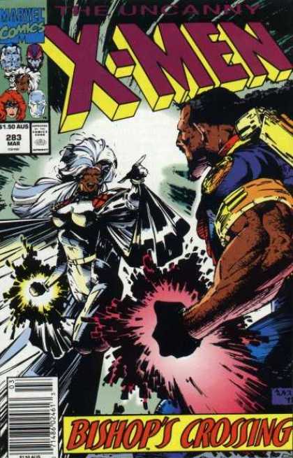 Uncanny X-Men 283 - Storm - Bishop - Marvel Comics - 150 Aus - 283 Mar - Whilce Portacio