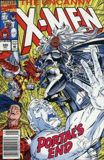 Uncanny X-Men 285 - Iceman - Storm - Portals End - Portal - Colossus - Whilce Portacio