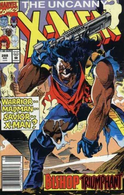 Uncanny X-Men 288 - Warrior - Savior - Madman - Bishop - Marvel - Andy Kubert