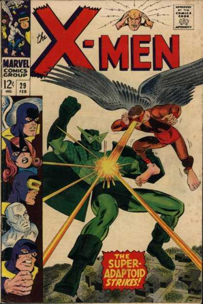 Uncanny X-Men 29 - Cyclops - Adaptoid - Iceman - Marvel - The Super-adaptoid Strikes