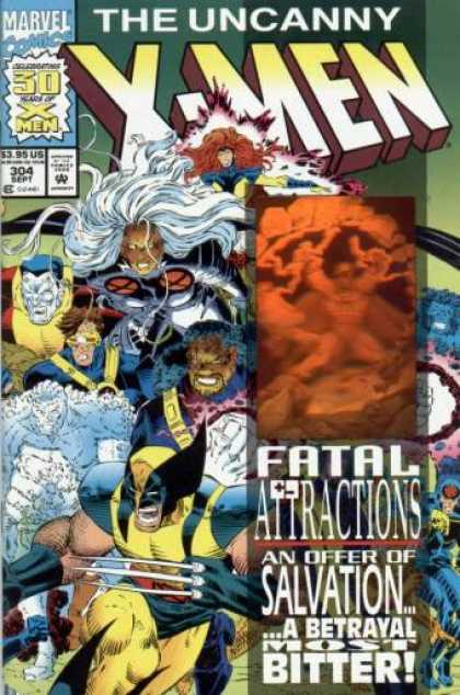 Uncanny X-Men 304 - Wolverine - Storm - Marvel - The Uncanny X-men - Fatal Attractions - Dan Panosian, John Romita
