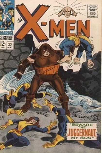 Uncanny X-Men 32 - Juggernaut - My Son - Cyclops - Beast - Marvel