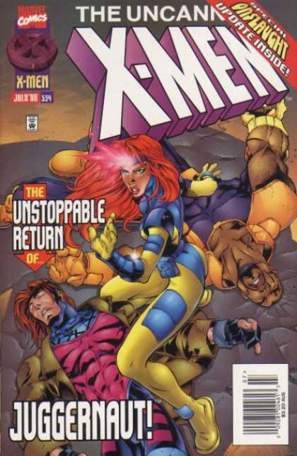 Uncanny X-Men 334 - Juggernaut - Jean Grey - Bishop - Gambit - Joe Madureira